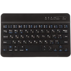 ASHATA 7 Zoll kabellose Bluetooth-Tastatur (russisch), wiederaufladbare, ultradünne kabellose Tastatur, und leicht, tragbar, für Andriod for Win für IOS
