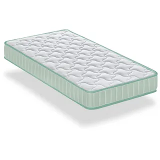 Dormio - Matratze für Kinderbett, viskoelastisch, atmungsaktiv, milbendicht, antibakteriell, Kern aus reinem Eliocel, hohe Dichte, Größe 70 x 140 cm, Höhe 12 cm.