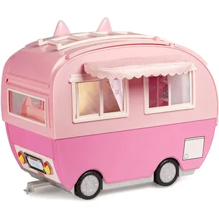 MGA Entertainment Puppenauto Kitty-Cat Camper Rosa