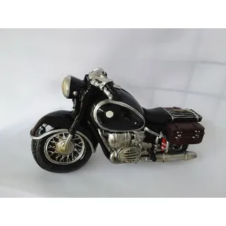 Wurm Spardose Motorrad weiß oder schwarz