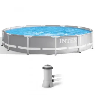 Intex Prisma Frame 26712NP - Ø366x76 cm - Aufstellpool + Filterpumpe
