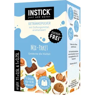 INSTICK Mix-Pack for Milk Pulver zur Herstellung von Getränken Geschmack Mix
