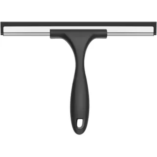 NileHome Duschabzieher Duschwischer für Glastür Edelstahl Fenster Squeegee Allzweck Heavy-Duty Bad Squeegee für Dusche Glastür und Fliesen Reinigung Kunststoff Non-Slip-Griff 10 Zoll