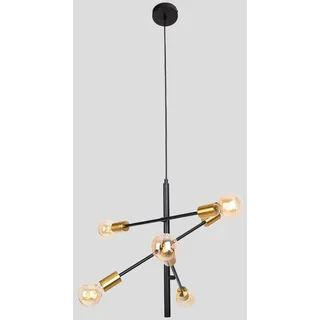 Industrie Glas-Hängeleuchte Todi