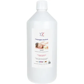 1L Massageöl Neutral für Massage, Wellness, Physiotherapie, SPA etc. in Pharma Qualität (1L)