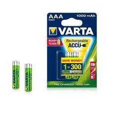 Varta Professional Akku NI-Mh Micro AAA (1,2V, 1000mAh, 2 Stück)