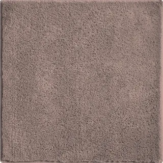 Grund Bidet-Vorleger , Taupe , Textil , Abstraktes , rechteckig , 60x60 cm , Oeko-Tex® Standard 100 , rutschfest , Heimtextilien, Badtextilien, Badematten