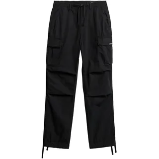 Superdry Cargohose Niedrig geschnitten Schwarz 32 30