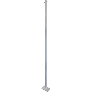 WINDHAGER Sonnensegelmast 240 cm Aluminium Silber