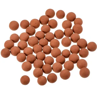 sourcing map Blähton 5-6mm 0.22 Pfund Garten Topf Bälle für Wachsen Vasen Bonsai Rot