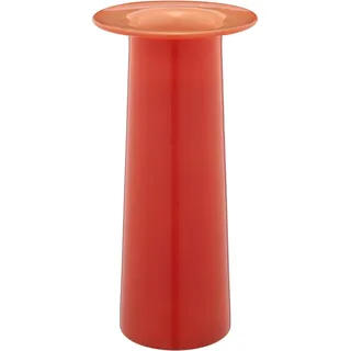 Tischvase CREATIV HOME "Vase", braun, H:35cm Ø:17cm, Vasen, Tischvase, mit floralem Dekor