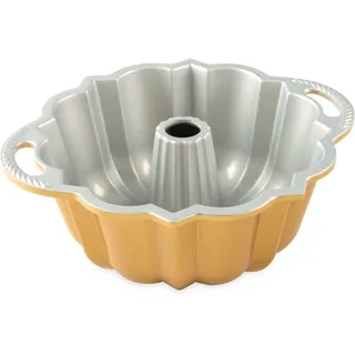 Nordic Ware 51277 Anniversary Gugelhupfform, 1420 ml (6 Cups), Aluminium, Gold