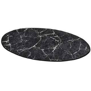 Wellhome Schwarze Marineblaue Und Weiße Badematte - Black. Navy Blue. White - One Size