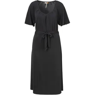 Ragwear Sommerkleid "POZY" kniebedeckend, Materialmix aus Modal und Polyester, in Jersey-Qualität, dunkelgrau