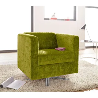 Home affaire Sessel »Bob Drehsessel, Clubsessel und Cocktailsessel - alles passt« drehbar mit Sternfuß, grün