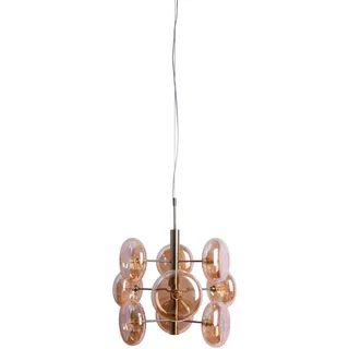 Näve Pendelleuchte , Messingfarben , Metall, Glas , 150 cm , Lampen & Leuchten, Leuchtenserien