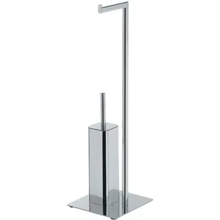 Gedy Felix Columna Toilettenpapierhalter & Toilettenbürstenhalter Chrom