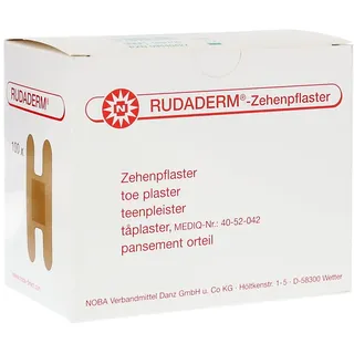 NOBAMED Rudaderm Zehenpflaster Wundpflaster 7,6 cm x 3,8 cm 100 St.