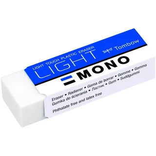 Tombow PE-LTS Radierer MONO light für empfindliche Papiere, 13 g