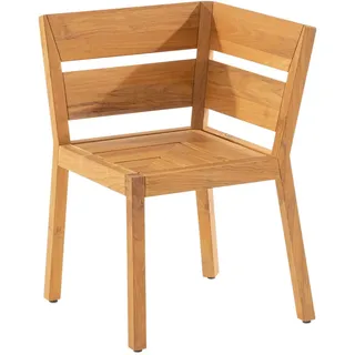 Niehoff Eckelement 58 x 85 x 58 cm Teakfarben