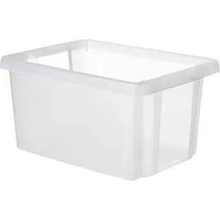 Curver 225353 Aufbewahrungsbox ESSENTIALS Drehstapelbox 16L, transparent Transparent 1 St.