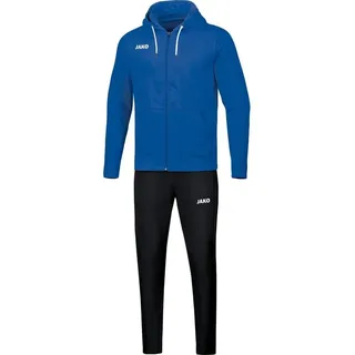 Jako Damen Jogginganzug Base mit Kapuze, Royal, 38, M9665