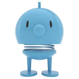 Hoptimist Bumble Wackelfigur & Glücksbringer, Skandinavische Deko Figuren für Wohnzimmer, Schreibtisch, Büro, Bürodeko & Lustige Kleine Geschenke, 7,5 x 8,5 x 10,7 cm, Medium, Türkis