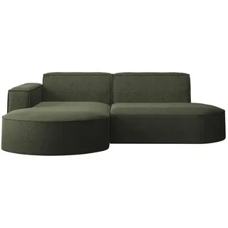 kaiser möbel Ecksofa, Sofa L form, Couch L form MODENA STUDIO stoff Verita Dunkelgrun Links - Couches, Wohnlandschaften, Ecksofas