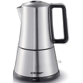 Cloer Espressokocher 0,15 l 3 Tassen Silber