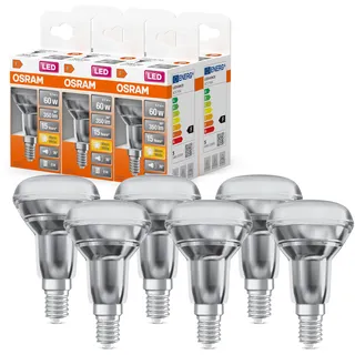 Osram LED Reflektorlampe E14 60 W warmweiß 6 St.