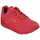 Uno Stand On Air Sneakers, Red Durabuck, 36 EU