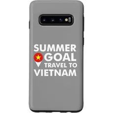 Hülle für Galaxy S10 My Summer Goal: Reise nach Vietnam