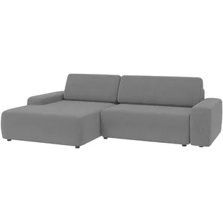 S-Style Möbel Ecksofa Lopez Hellgrau Samt-Stoff , Textil , Echtholz,Buche, Birke , Füllung: Silikon,Polyetherschaumkern , Eckteil, L-Form,L-Form , 264x162 cm , Blauer Engel, FSC Mix, Oeko-Tex®, Hergestellt in Europa , Wohnzimmer, Sofas & Couches, Wohnlandschaften, Ecksofas
