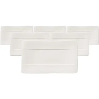Villeroy & Boch Sushi-Teller Modern Grace 24 x 14 cm 6er Set weiß