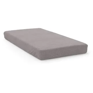 SETEX Bettlaken "Frottee" kuschelig weiches Qualitäts-Spannbetttuch mit elastischem Gummizug, taupe