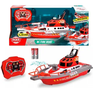 DICKIE RC-Boot Feuerwehrboot RtR rot