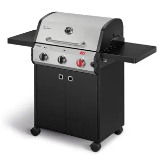 Enders® Gasgrill CHICAGO NEXT 3 R Turbo, 3 Edelstahlbrenner, doppelwandige Garhaube, 2 abklappbare Seitenablagen, integriertes Thermometer - SWITCH GRIDTM 10.6 kW, 800 °C TURBO ZONETM, #89346