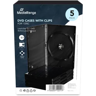 MediaRange BOX30 DVD-Leerhülle, 14 mm schwarz