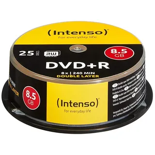 Intenso DVD+R DL 8,5GB 8x 25er Spindel