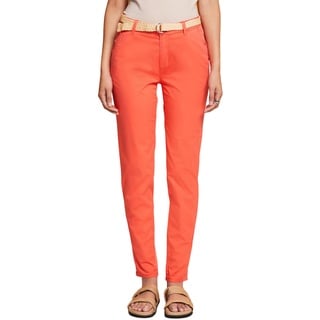 ESPRIT Damen 023EE1B333 Hose, 870/CORAL ORANGE, 32/32