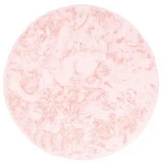 Pergamon Fellteppich Luxus Super Soft Plush Rund , Rosa , Textil , Rund , 160x160 cm , Teppiche und Böden, Teppiche, Schaffelle & Kuhfelle
