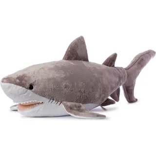 WWF - Plüschtier - Weißer Hai (109cm) lebensecht Kuscheltier Stofftier Plüschfigur