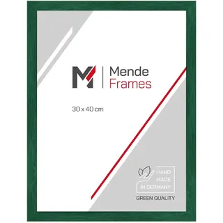 MendeFrames H300 Holzrahmen dunkelgrün 60x80 cm Klarglas - dunkelgrün