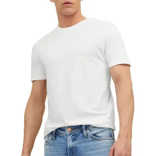 JACK & JONES T-Shirt aus Bio-Baumwolle in Weiß-XL
