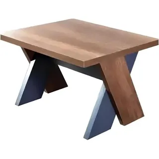 Schreibtische Luxus Modern Büro Holz Metall Grau Sekretär Modern - Grau