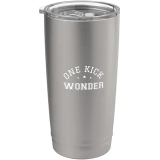One Kick Wonder Kickball Player Lustiger Kickball Kickball Doppelwandiger Edelstahl-Thermobecher