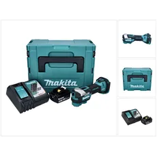 Makita, Multifunktionswerkzeug, DTM 52 RG1J Akku Multifunktionswerkzeug 18 V Starlock Max Brushless + 1x Akku 6,0 Ah + Ladege