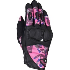 Furygan Damen Graphic Evo2 Ld Handschuhe, Schwarz/Rosa, Medium