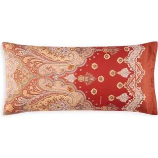 Bassetti Baumwollsatin-Kissenbezug einzeln ISOLABELLA Farbe ROT R1 Größe 40x80 - Rot