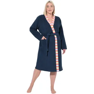 Ulla Popken Damen große Größen Übergrößen Plus Size bathrobe, decorative edge
